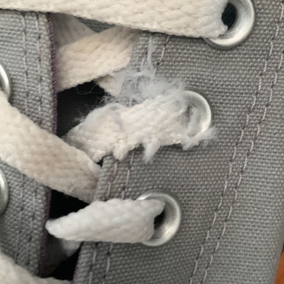 Converse All Star Gray Ladies Sneakers - Picture 8 of 9